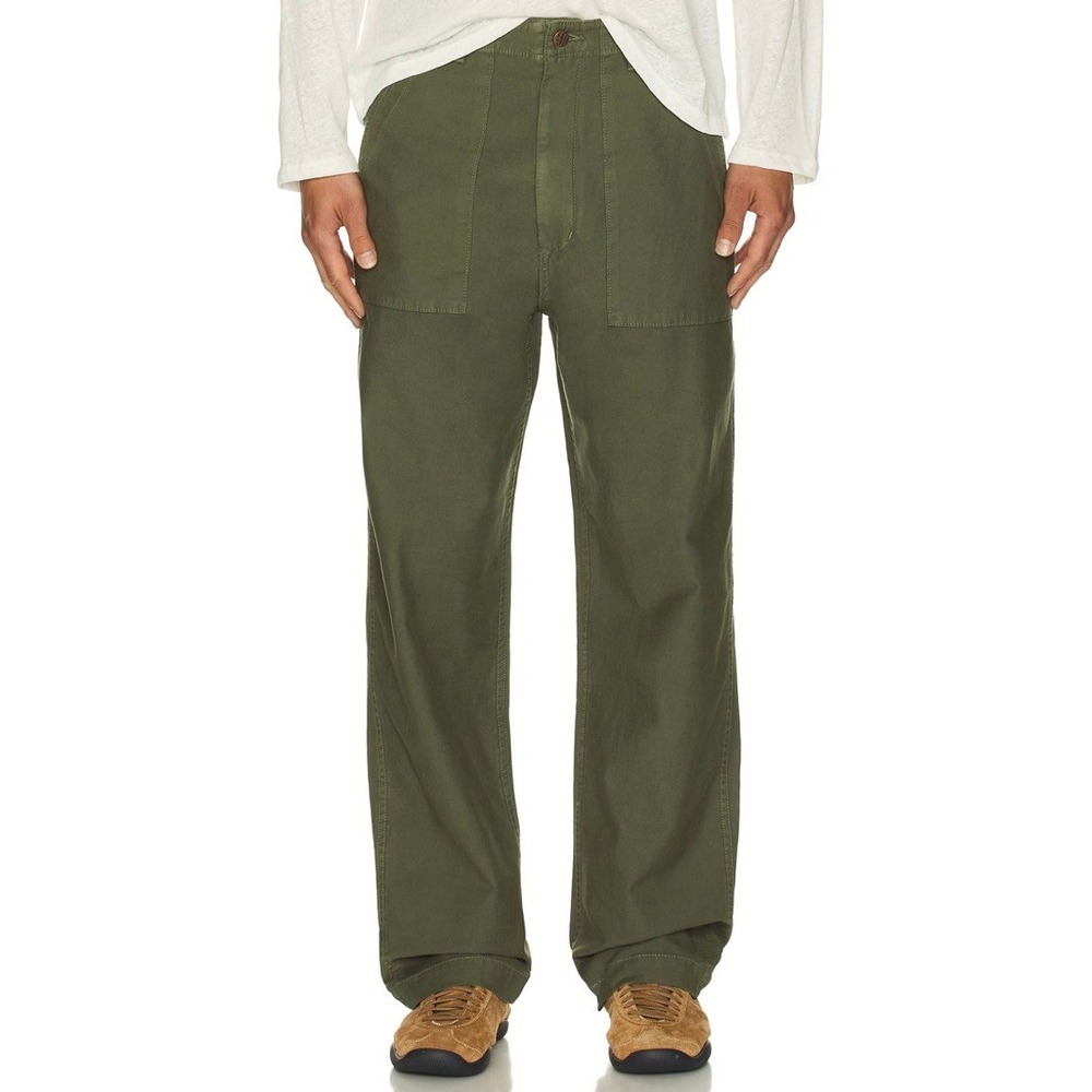 Every Other Thursday Field Pants Olive Green Cotton Fatigue Trousers Mens 28 USA